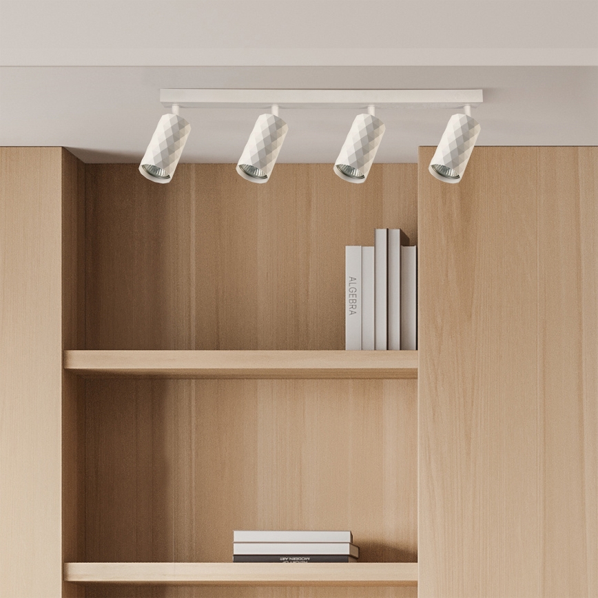 Brilagi - LED RGBW диммируемый точечный светильник SELE DIAMANT 4xGU10/6W/230V 3000K белый + пульт дистанционного управления