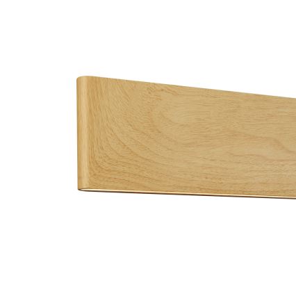 Brilagi - LED люстра з регулюванням яскравості на тросі SLIMLINE LED/40W/230V 3000-6000K у декорі дуба + пульт дистанційного керування