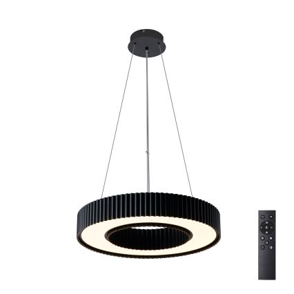 Brilagi - LED затемнювана люстра на тросі LUMIX LED/48W/230V 3000-6000K чорна, діаметр 50 см + дистанційне керування