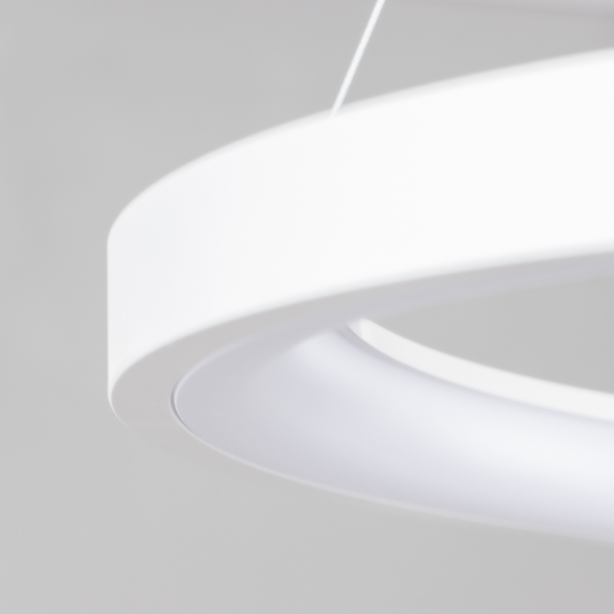 Brilagi - затемнювана LED-люстра на тросі FALCON SLIM LED/42 Вт/230 В/3000-6500 К, діаметр 50 см, біла + пульт дистанційного керування