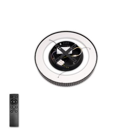 Brilagi - LED-люстра на тросі з регульованою яскравістю FALCON MODERN LED/30 Вт/230 В 3000–6500 К діам. 40 см чорна + пульт дистанційного керування