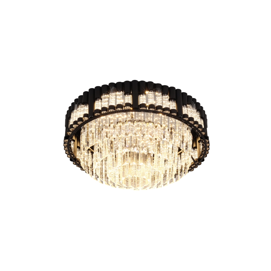Brilagi - Світлодіодний затемнюваний стельовий світильник CROWN LED/41W/230V 3000-6000K, діаметр 48 см, чорний + пульт дистанційного керування