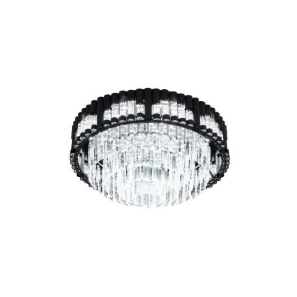 Brilagi - Світлодіодний затемнюваний стельовий світильник CROWN LED/41W/230V 3000-6000K, діаметр 48 см, чорний + пульт дистанційного керування