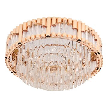 Brilagi - димований LED стельовий світильник CROWN LED/41W/230V 3000-6000K діаметр 48 см золотистий + пульт дистанційного керування
