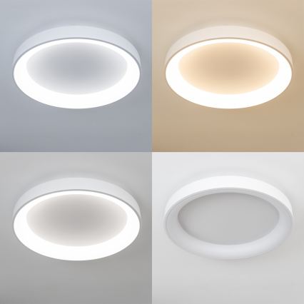 Brilagi - Димований стельовий світлодіодний світильник FALCON II LED, 99 Вт, 230 В, 3000–6500 К, діаметр 60 см, білий + пульт дистанційного керування