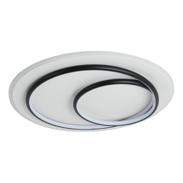 Brilagi - димований LED стельовий світильник IRIS LED/70W/230V 3000-6000K діаметр 50 см білий/чорний + пульт дистанційного керування