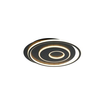 Brilagi - LED стельовий світильник IRIS з регульованою яскравістю LED/83W/230V 3000-6000K 46x50 cm чорний + пульт дистанційного керування