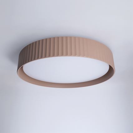 Brilagi - Димований стельовий світильник LUCIA LED/48W/230V 3000–6500K діам. 41 см тауп + пульт дистанційного керування