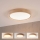 Brilagi - димований LED стельовий світильник MANAROLA SMART, 24 Вт / 230 В, 3000–6000 K, Wi‑Fi Tuya Beacon, діаметр 41 см, дуб + пульт дистанційного керування