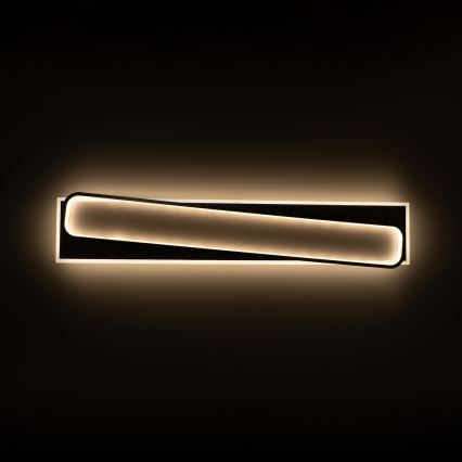 BRILAGI - затемнюваний LED стельовий світильник OUTLINE LED/90W/230V 3000-6000K 18x100 cm білий/чорний + пульт дистанційного керування