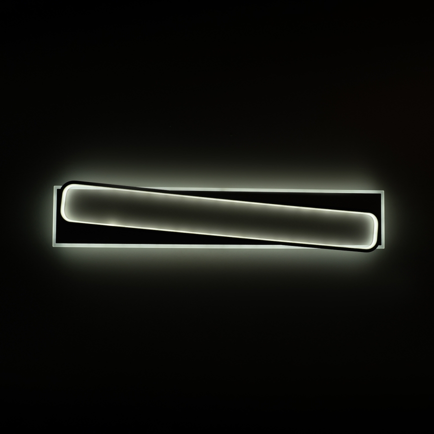 BRILAGI - затемнюваний LED стельовий світильник OUTLINE LED/90W/230V 3000-6000K 18x100 cm білий/чорний + пульт дистанційного керування