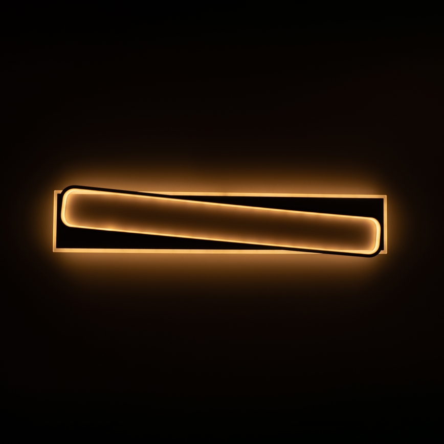 BRILAGI - затемнюваний LED стельовий світильник OUTLINE LED/90W/230V 3000-6000K 18x100 cm білий/чорний + пульт дистанційного керування