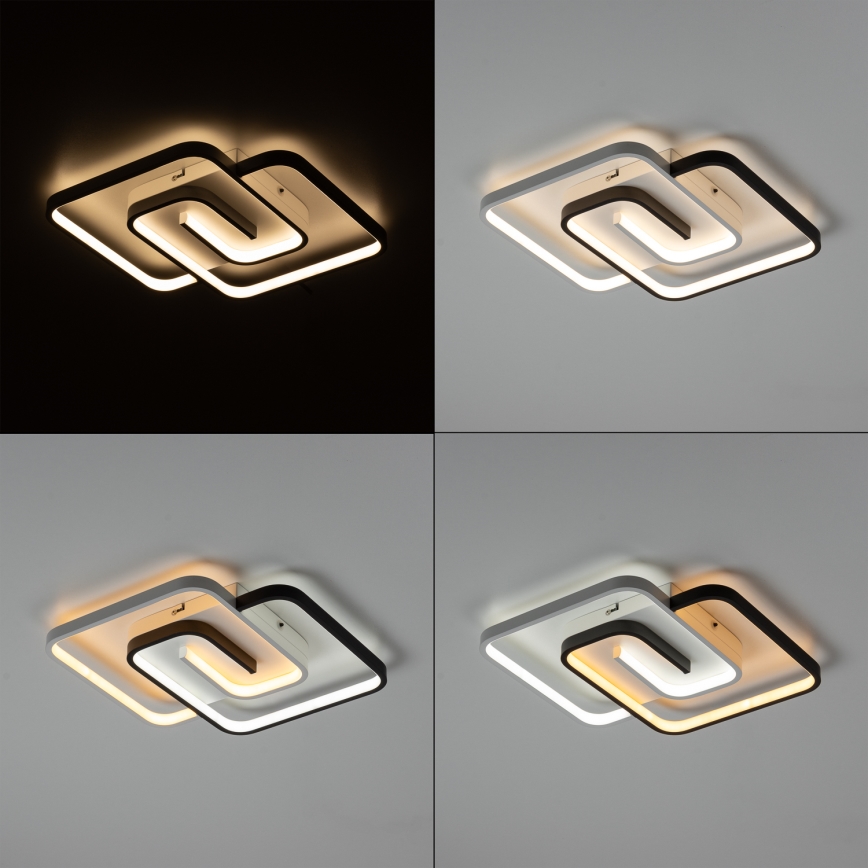 Brilagi - LED-стельовий світильник з регулюванням яскравості VELO LED/64W/230V 38x38 см 3000-6500K + пульт дистанційного керування