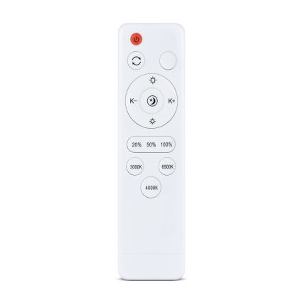 BRILAGI - LED стельовий світильник PILANA LED/72W/230V 3000-6500K дуб/бежевий, діаметр 80 см + пульт дистанційного керування