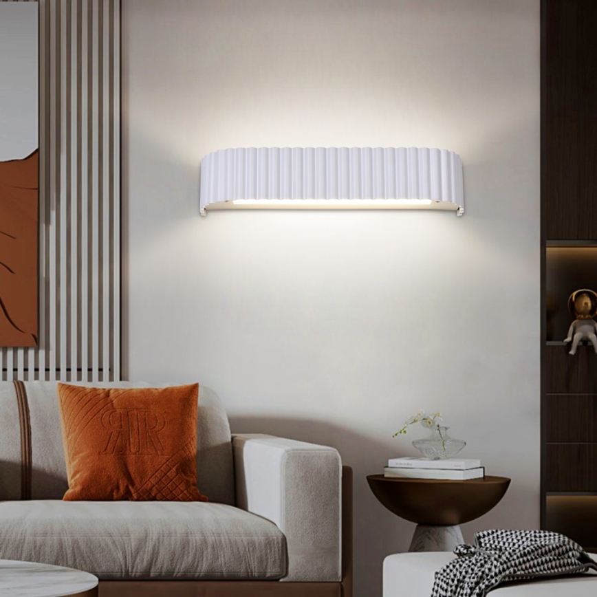 BRILAGI - LED затемнюваний настінний світильник FALCON MODERN LED/14W/230V 3000-6000K 40 см білий + пульт дистанційного керування
