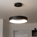Brilagi - димований підвісний світильник на тросі FALCON LED/40W/230V 3000-6500K, діаметр 45 см, чорний + дистанційне керування