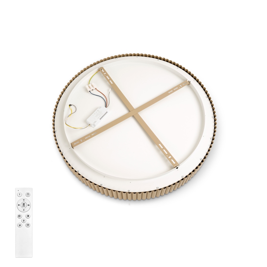 Brilagi - LED стельовий світильник з регулюванням яскравості FALCON MODERN LED/30W/230V 3000-6500K діаметром 40 см бежевий + пульт дистанційного керування