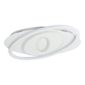 Brilagi - димований стельовий світильник IRIS LED, 78 Вт, 230 В, 3000–6000 К, 37×49 см, білий, з дистанційним пультом