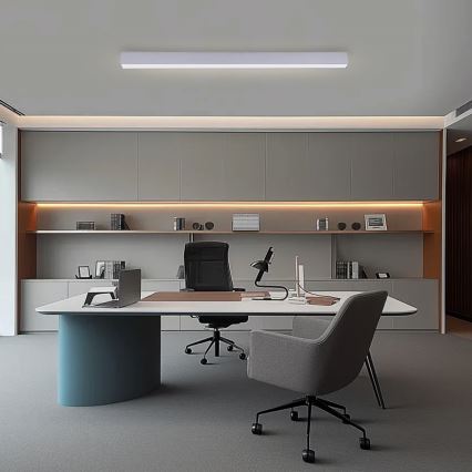 Brilagi - димований стельовий світильник SLEEKLINE SMART LED/40 Вт/230 В 3000–6000 К Wi-Fi Tuya сріблястий + пульт дистанційного керування