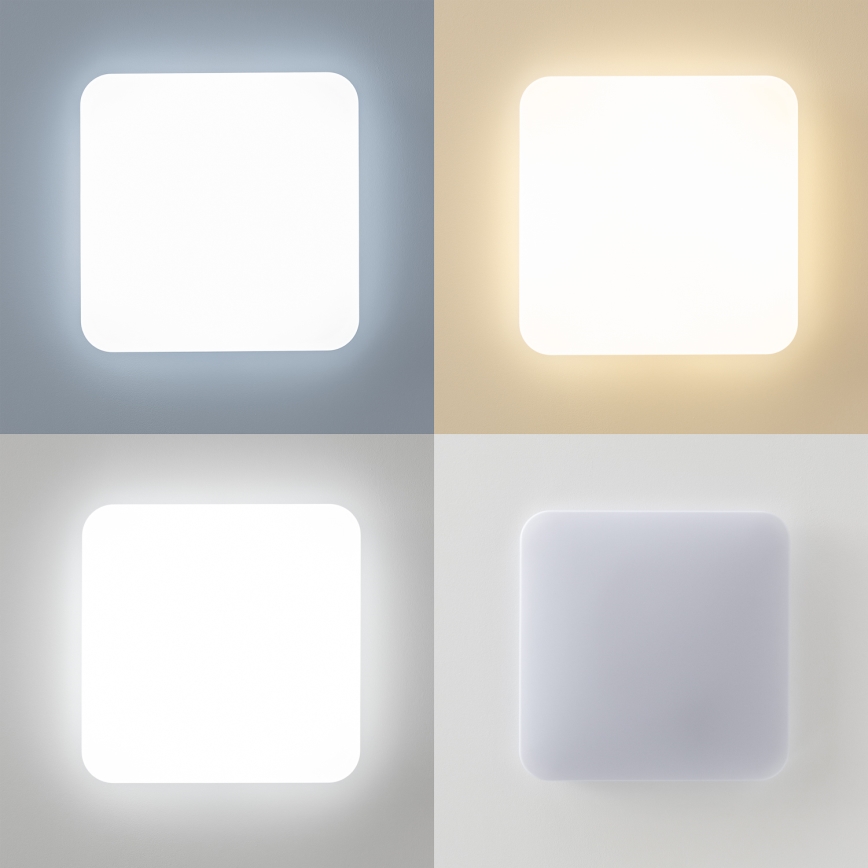 Brilagi - регульований світлодіодний стельовий світильник SMART LED/28W/230V 43x43 см 2700-6500K Wi-Fi Tuya + пульт дистанційного керування