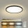 Brilagi - Димований стельовий світильник ULTRA SLIM LED/18W/230V 2700-6500K діаметр 30 см чорний + дистанційне керування
