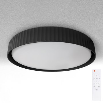 Brilagi - димований світлодіодний стельовий світильник LUCIA LED/48W/230V 3000-6500K діам. 41 см чорний + пульт дистанційного керування