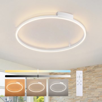 Brilagi - димований світлодіодний стельовий світильник PORTOFINO LED/60W/230V 3000-6000K, діаметр 80 см, білий + пульт дистанційного керування