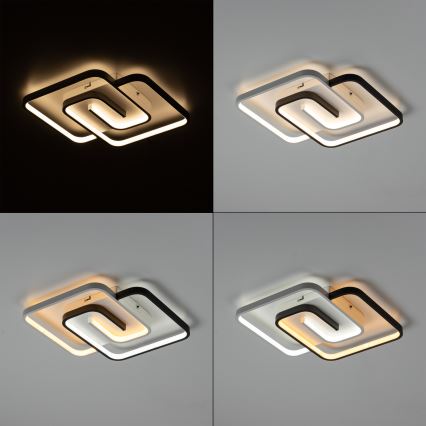 Brilagi - світлодіодний стельовий світильник з регулюванням яскравості VELO XL LED/98W/230V 3000-6500K 61x61 см + пульт дистанційного керування