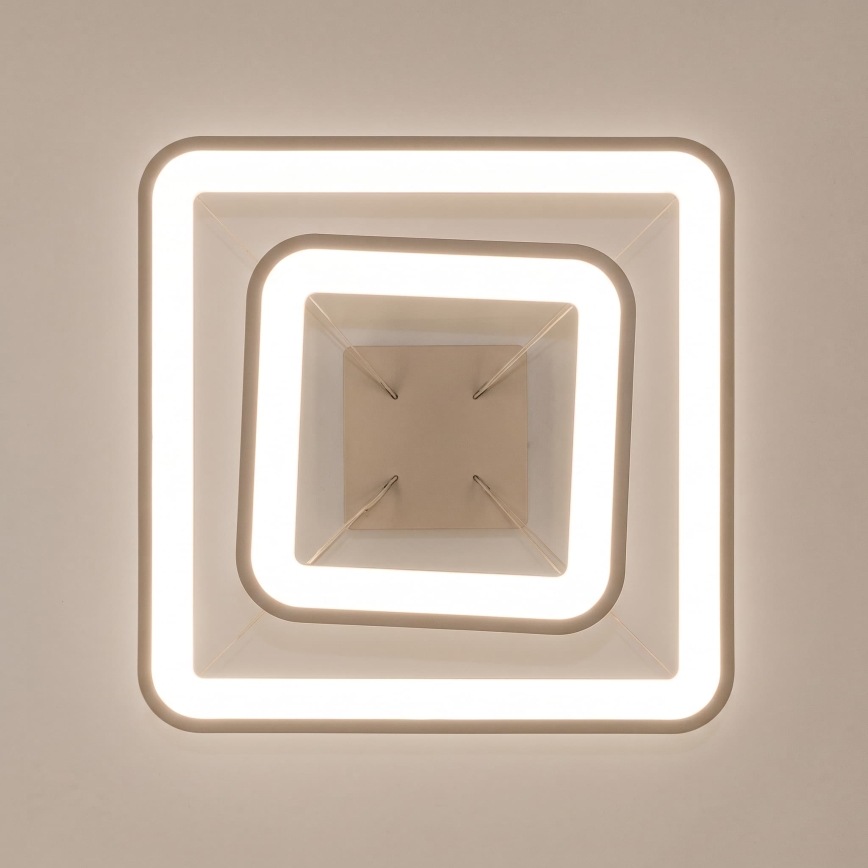 BRILAGI - LED люстра з регулюванням яскравості на тросі FALCON SLIM LED/78W/230V 3000-6500K 50x50 cm бежевий + дистанційне керування