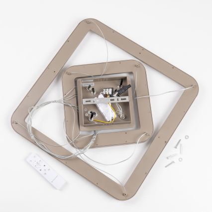 BRILAGI - LED люстра з регулюванням яскравості на тросі FALCON SLIM LED/78W/230V 3000-6500K 50x50 cm бежевий + дистанційне керування