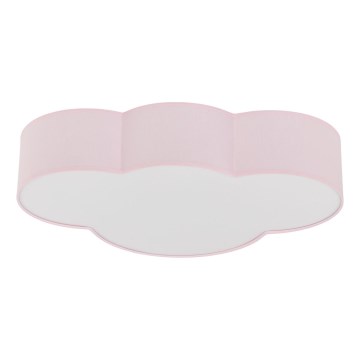 Брілагі - Дитячий стельовий світильник НІМБУС 4xE27/15W/230V 46x63 см рожевий