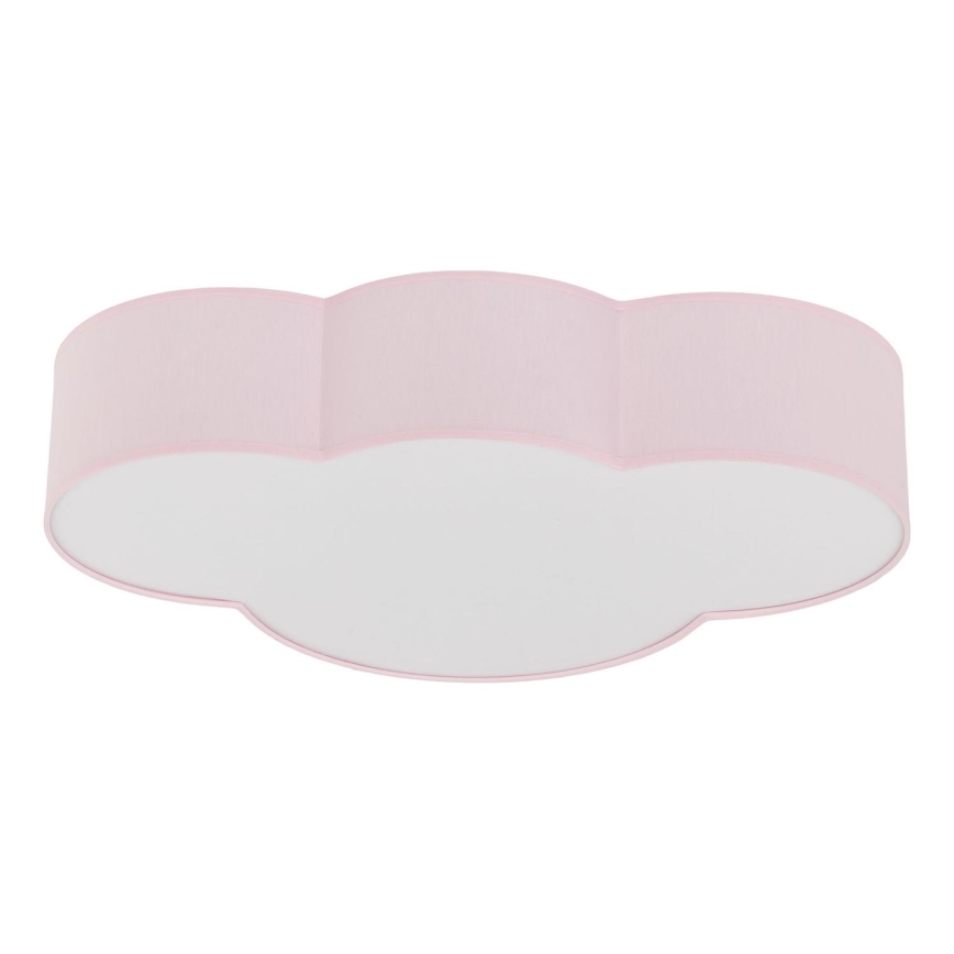 Брілагі - Дитячий стельовий світильник НІМБУС 4xE27/15W/230V 46x63 см рожевий