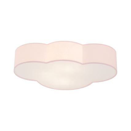 Брілагі - Дитячий стельовий світильник НІМБУС 4xE27/15W/230V 46x63 см рожевий