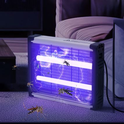 Brilagi - Электрическая ловушка для насекомых 2xUV/2W/230V 20 м²