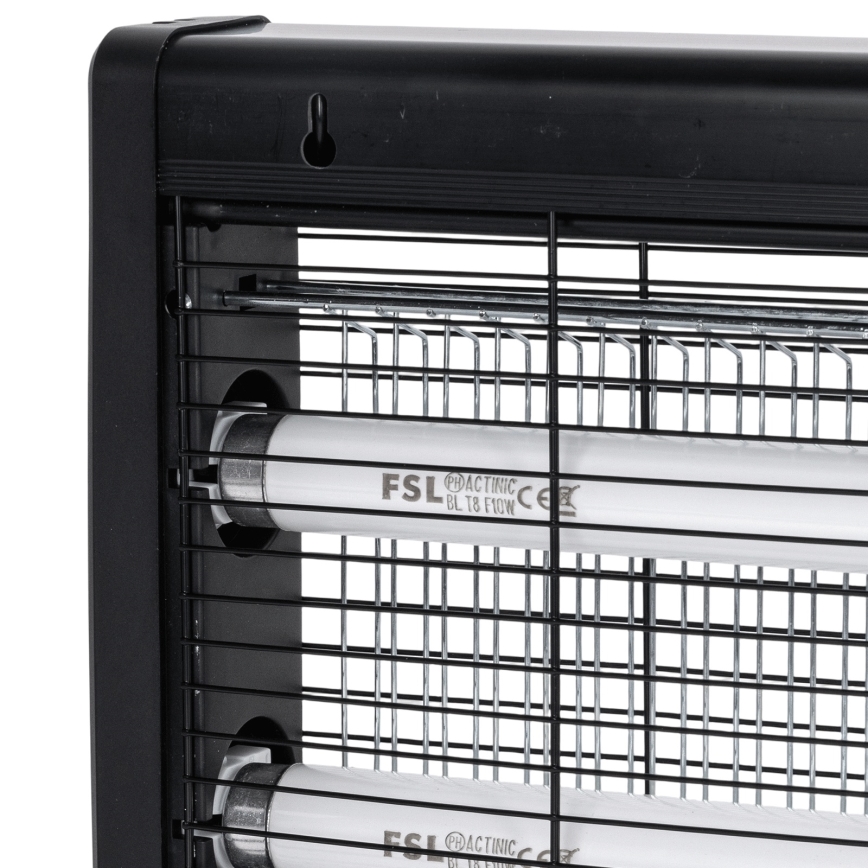 Brilagi - Електрична пастка для комах 2×УФ/10 Вт/230 В 60 м² чорна