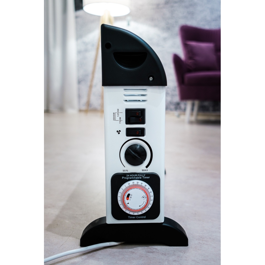Brilagi - Електричний конвектор 750/1250/2000W таймер/термостат