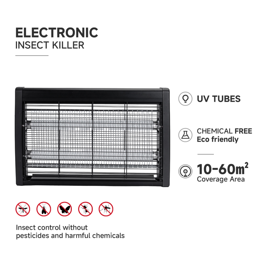 Brilagi - Електрична пастка для комах 2xUV/10W/230V 60 m2