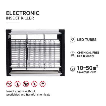 Brilagi - Електрична пастка для комах 2xUV/4W/230V 50 m2