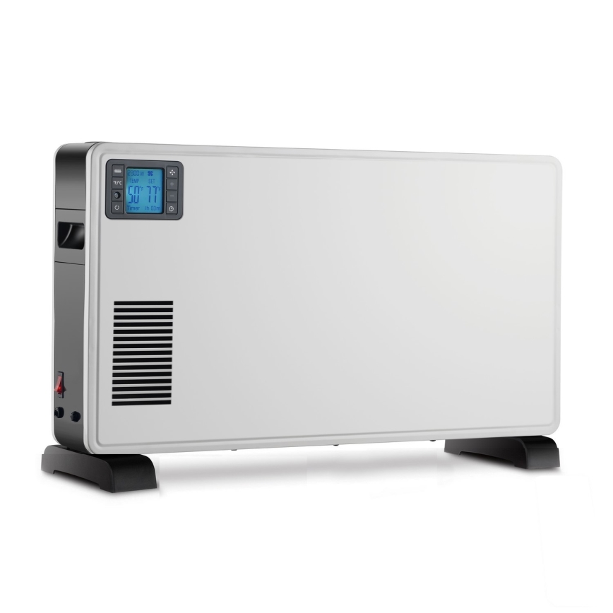 Brilagi - Електричний конвертор 1000/1300/2300W LCD/таймер/TURBO/термостат білий + ДК