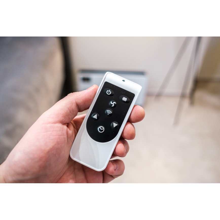 Brilagi - Електричний конвертор 1000/1300/2300W LCD/таймер/TURBO/термостат білий + ДК