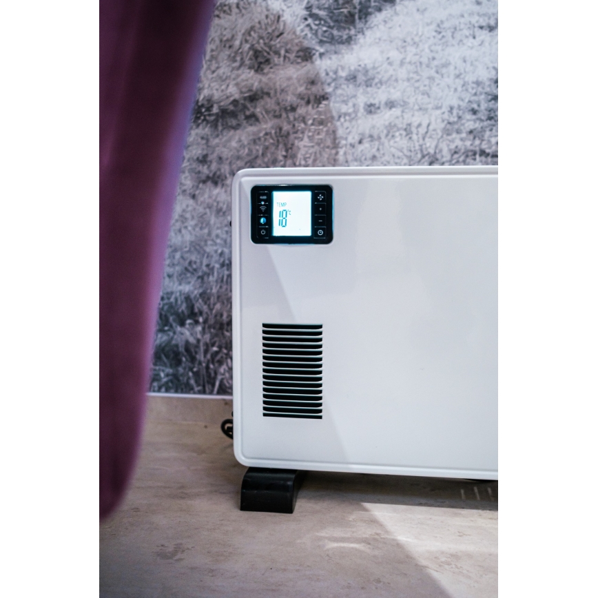 Brilagi - Електричний конвертор 1000/1300/2300W LCD/таймер/TURBO/термостат білий + ДК