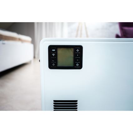 Brilagi - Електричний конвертор 1000/1300/2300W LCD/таймер/TURBO/термостат білий + ДК