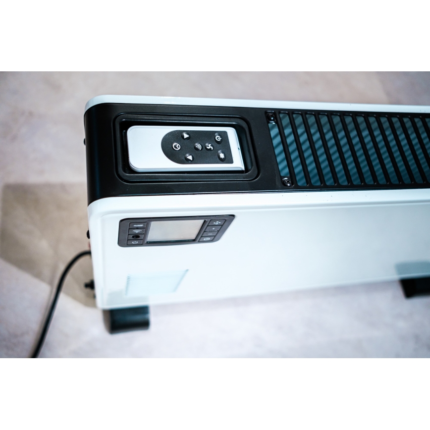 Brilagi - Електричний конвертор 1000/1300/2300W LCD/таймер/TURBO/термостат білий + ДК