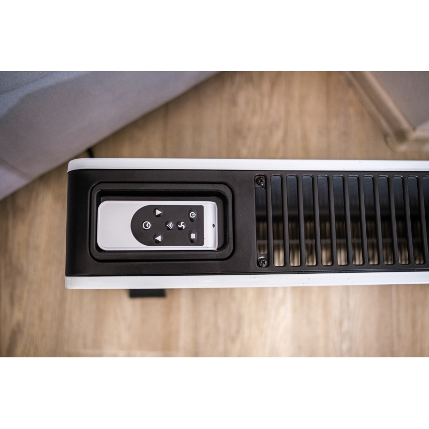 Brilagi - Електричний конвертор 1000/1300/2300W LCD/таймер/TURBO/термостат білий + ДК