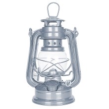 Brilagi - Гасова лампа LANTERN 19 см срібний