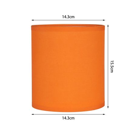 Brilagi - Гибкий светодиодный настенный светильник NUBILA 1xE27/25Вт/230В + LED/3Вт матовый хром/оранжевый