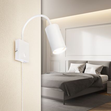 Brilagi - Гибкая настенная лампа SELE 1xGU10/30W/230V белый