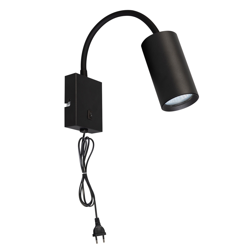 BRILAGI - гибкий настенный светильник с выключателем SELE 1xGU10/30W/230V черный