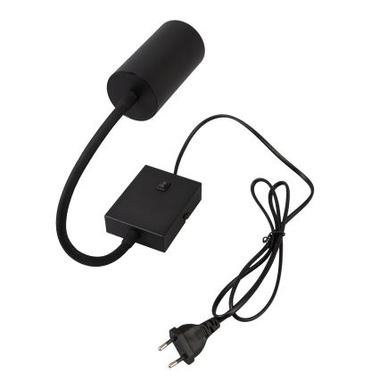 BRILAGI - Гибкий настенный светильник с выключателем SELE 1xGU10/30W/230V черный/золотой