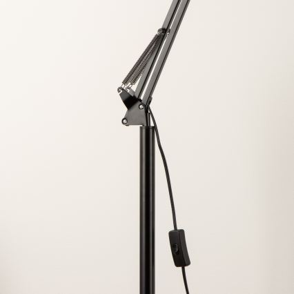 BRILAGI - Гнучка підлогова лампа TASKER 1xE27/60W/230V 157 см чорна